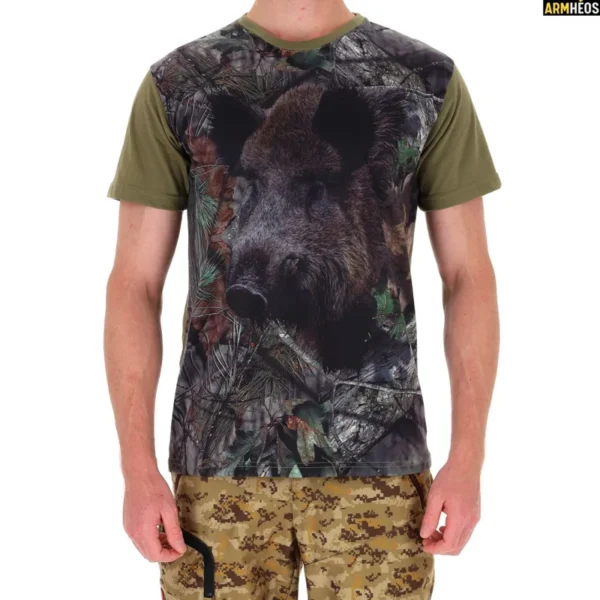 LOVERGREEN T-SHIRT CAMOUFLAGE SANGLIER