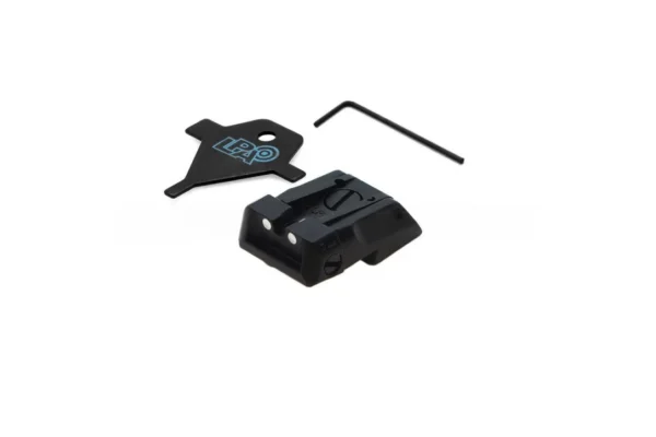 LPA MPS1KB30 Adjustable Rear Sight for 1911-2011 with White Dots