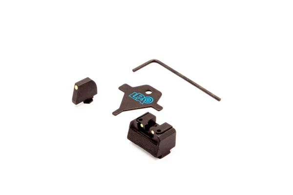 LPA RDL01GL Sight Set Luminova for Glock