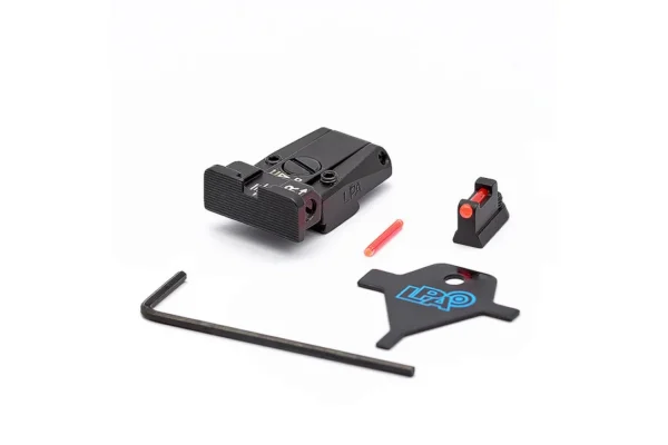 LPA SPR24CZ7F Sight Set for CZ P-07, P-09