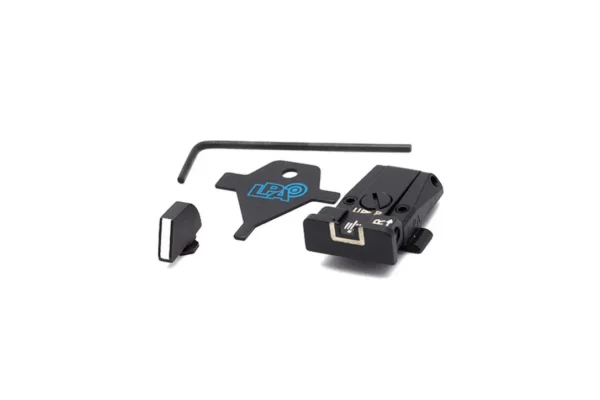 LPA SPR36GL18 Adjustable Sight Set for Glock 17 – 19 – 20 – 21 – 22 – 23 – 25 – 26 – 27 – 28 – 29- 30 – 31 – 32 – 34 – 35