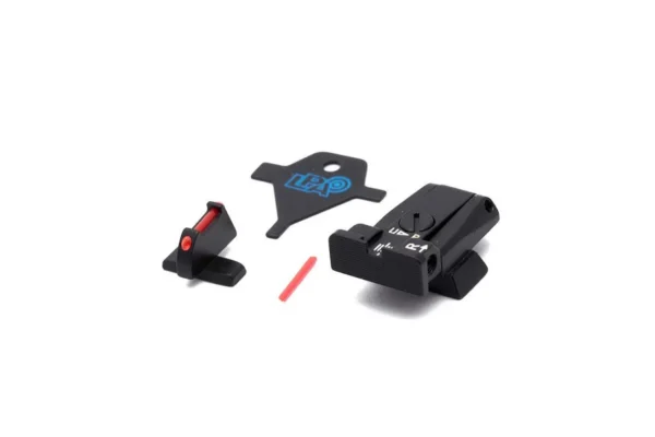 LPA SPR49HK7F Adjustable Sight Set for H&K USP 40, USP 45, HKP8