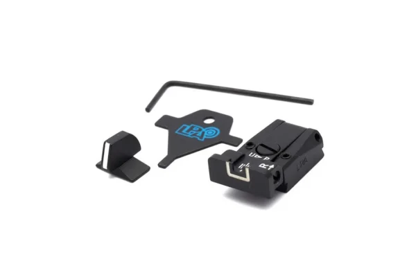 LPA SPR70P718 Adjustable Sight Set for H&K P7