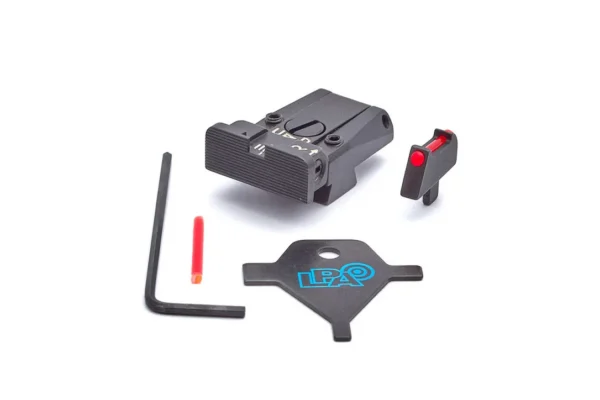 LPA SPR75CZ7F Adjustable Sight Set for CZ 75