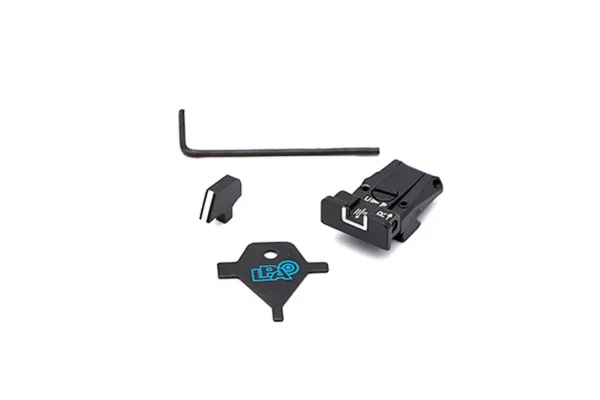 LPA SPR80CT18 Adjustable Sight Set for Colt series 80