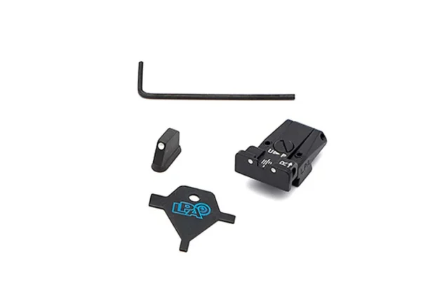 LPA SPR86CZ30 Adjustable Sight Set for CZ 75, 75B, 85, P07 Duty (For models with dovetail front sights)