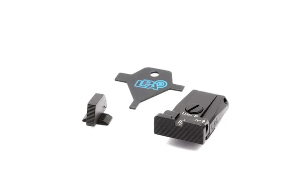 LPA SPR94BE07 Adjustable Sight Set for Beretta 8000 Cougar, 92A1, 98A1, M9A3, 90TWO