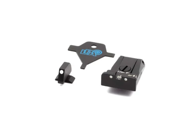 LPA SPR94BE30 Adjustable Sight Set for Beretta 8000 Cougar, 92A1, 98A1, M9A3, 90TWO