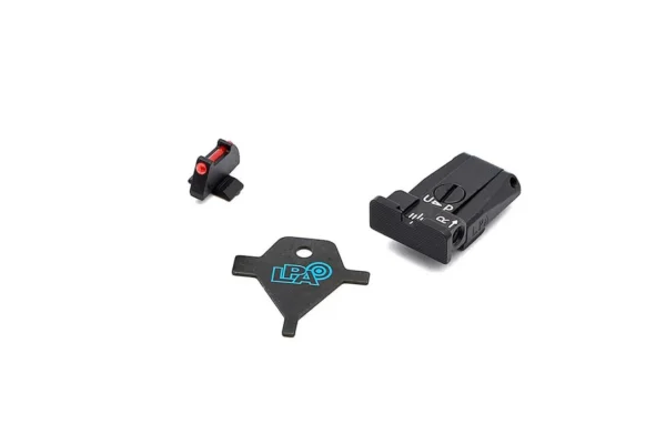 LPA SPR94BE7F Adjustable Sight Set for Beretta 8000 Cougar, 92A1, 98A1, M9A3, 90TWO