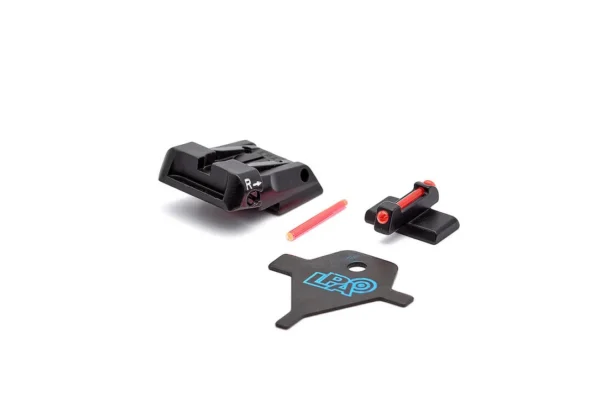 LPA SPS01HK6F Carry Sight Set for H&K P30-P45-SFP9 with Fiber Optic Front