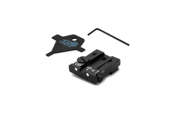 LPA TPU32GL30 Adjustable Rear Sight for GLOCK with White Dots
