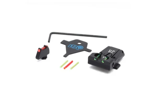 LPA TTF36GL Sight Set for GLOCK with Fiber Optic