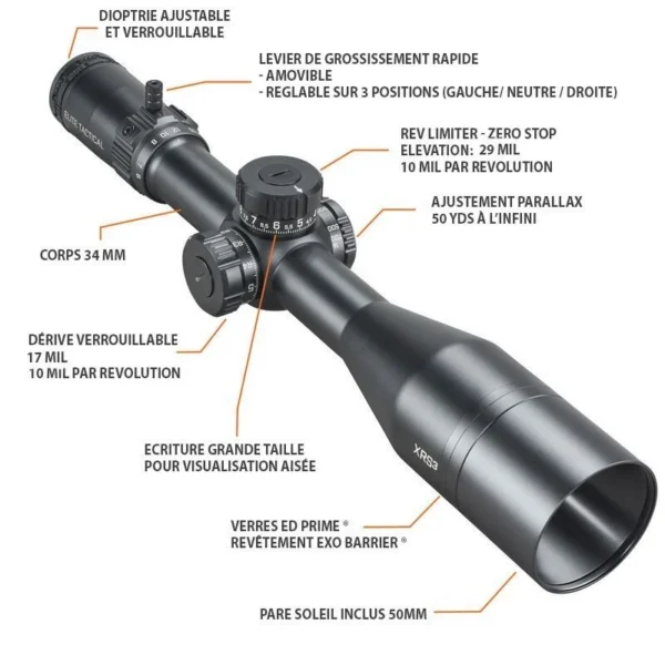Lunette de tir Bushnell Elite Tactical XRS3 6-36X56