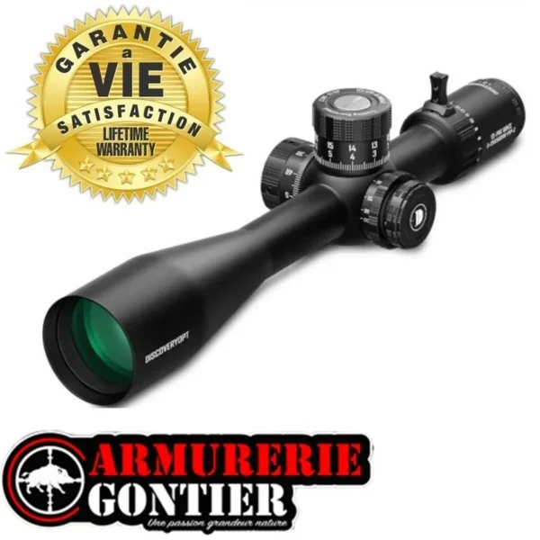 Lunette de tir DISCOVERYOPT ED-PRS GEN II 5-25X56 SFIR FFP-Z 34mmsur www.armureriegontier.fr