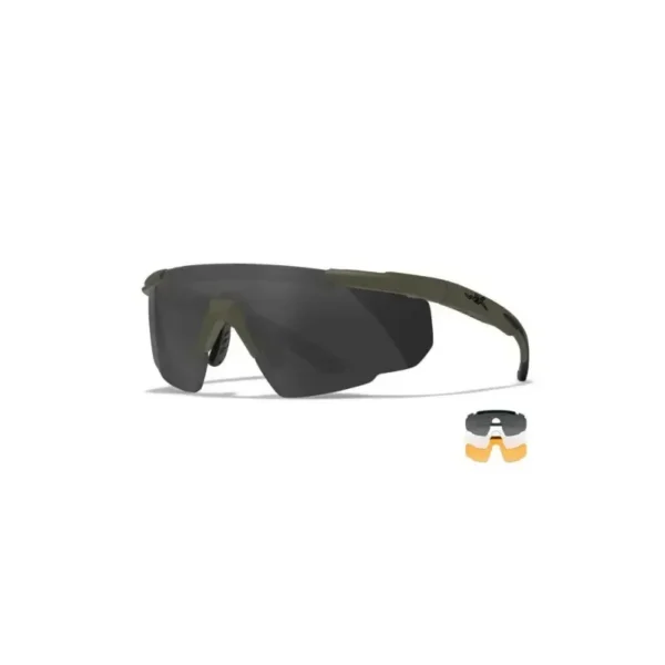 Lunettes balistiques Saber Advanced écrans fumé/incolore/orange