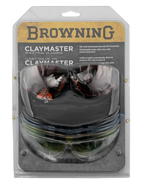 Lunettes De Protection Oranges Claymaster – BROWNING