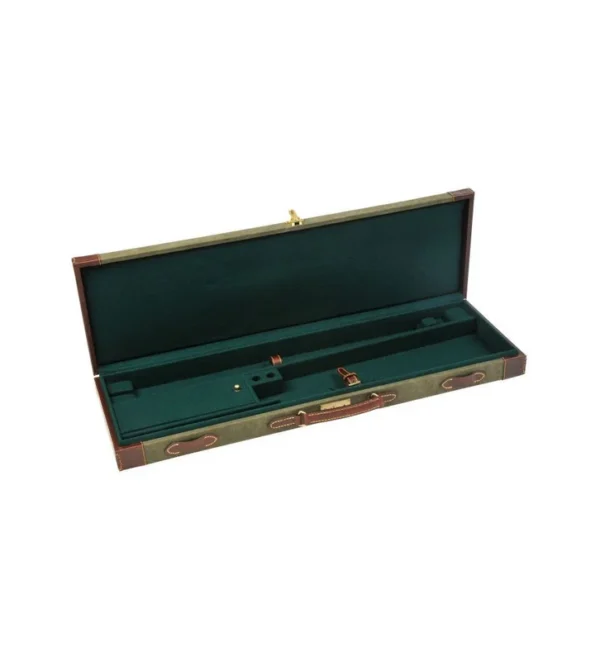 Mallette fusil toile et cuir vachette intérieur feutrine dim 82×22.5x – Tout-Chasse.fr