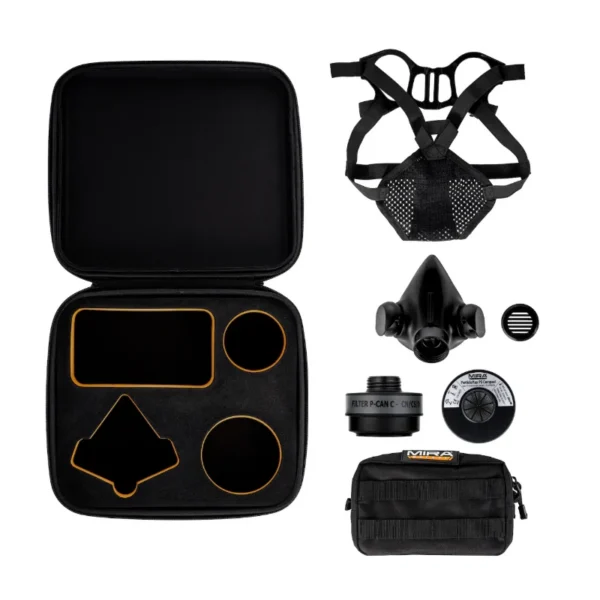 Masque respiratoire purificateur d’air tactique