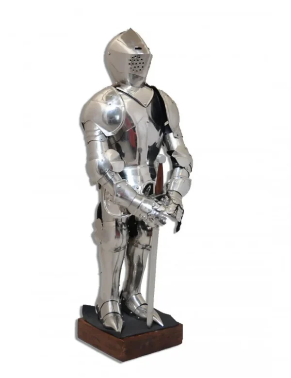 Mini armure de chevalier – acier poli