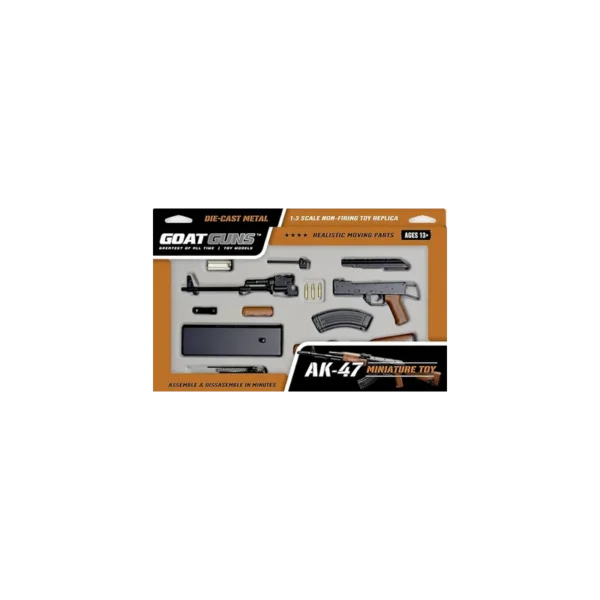 Miniature GOATGUNS Mini AK47 Black – Maquette métal de collection
