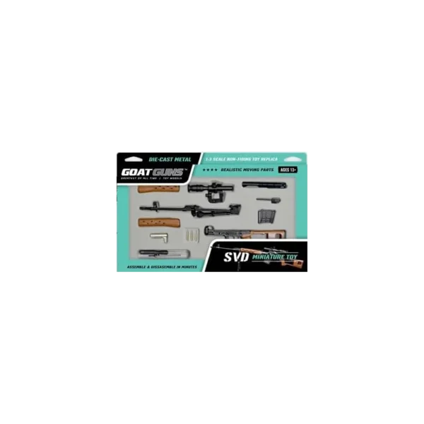 Miniature GOATGUNS Mini Dragunov SVD – Maquette métal de collection