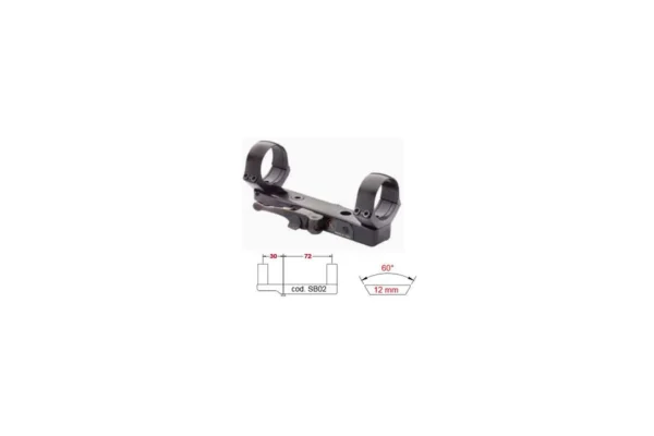 MONTAGE AMOVIBLE 12MM COLLIERS GAUCHER