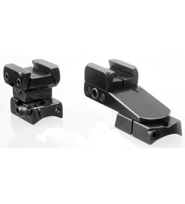 Montage pivotant complet EAW – Rail 70 – Pied BH 12 mm – Coude 20 mm – Tout-Chasse.fr