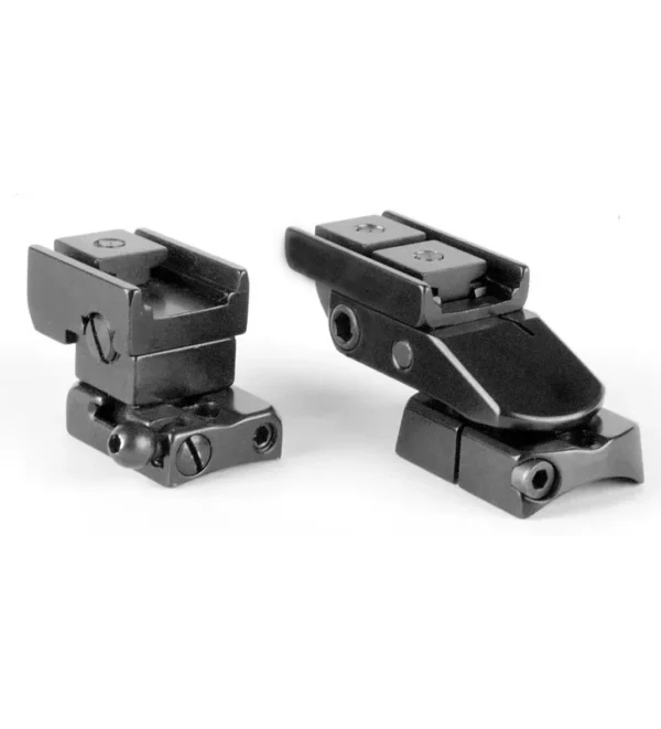 Montage pivotant complet EAW – Rail SR – Pied BH 12 mm – Coude 21 mm – Tout-Chasse.fr