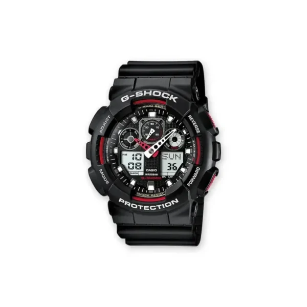 Montre G-Shock GA-100 noir/rouge