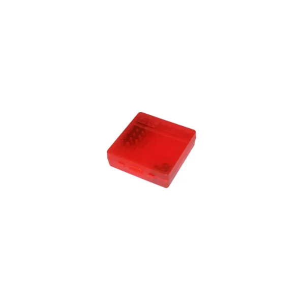 MTM CASE-GARD rouge – Boîte 100 cartouches .22 LR à couvercle