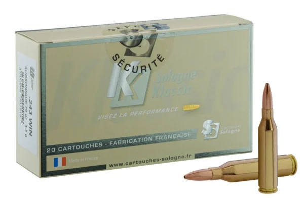 Sologne .243 Win Subsonique Sierra HPBT 70 gr / 4,5 g – .243 Win Sub HPBT 70 gr / 4.5 g