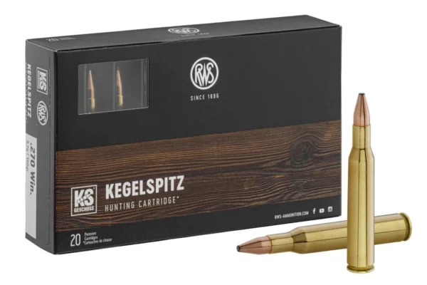 RWS .270 Winchester Pointe conique KS 150 gr / 9.7 g – KS 150 gr / 9.7 g