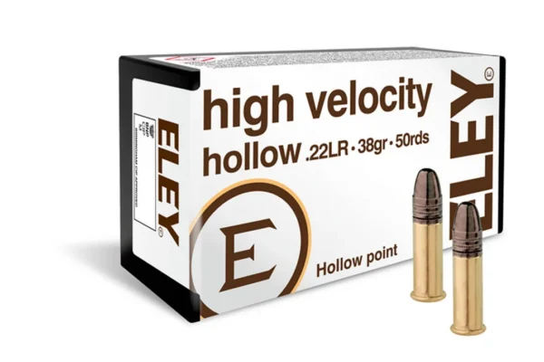 Munitions ELEY High Velocity Hollow Point cal. 22 LR – Tout-Chasse.fr