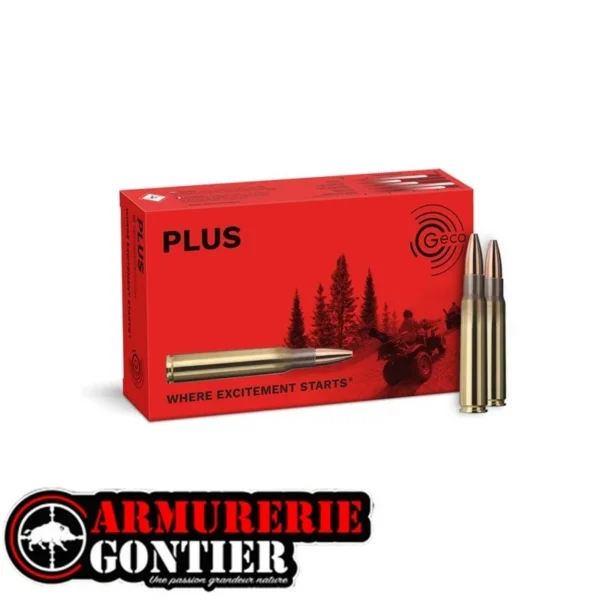 munitions GECO 8×57 IS 12,7g PLUS sur www.Armurerie Gontier.fr