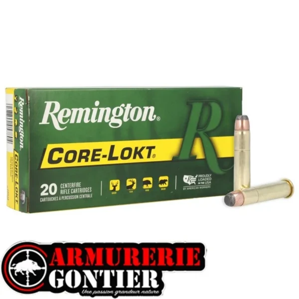 Munitions REMINGTON 45/70 govt 405grains Core-Lokt PSP www.ArmurerieGontier.fr
