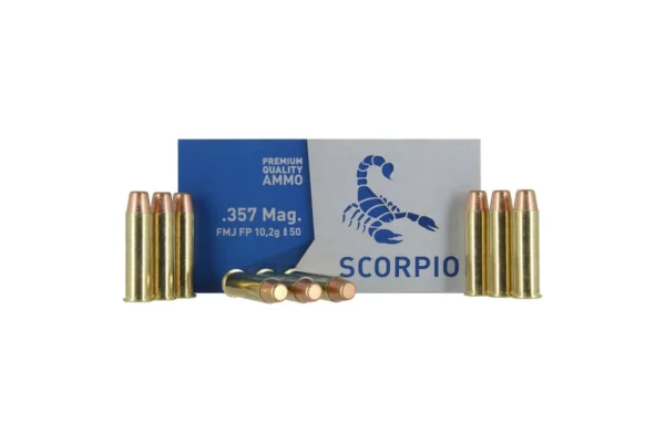 Munitions STV Scorpio 357 Magnum FMJ x50 | Gun Project