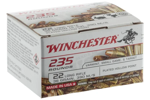 Munitions Super-X LHP Copper Plated cal. 22 LR – 22Lr Win Super X Lhp Copper
