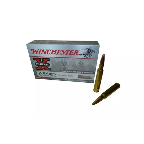 Munitions Winchester 7×64 Power-Point 162 gr