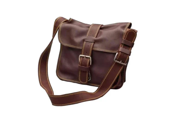 Musette de chasse en cuir Pedersoli