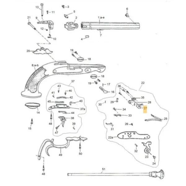 NOIX DE LE PAGE PEDERSOLI REF 800003901 | WesternGuns