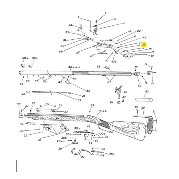 NOIX FUSIL MORTIMER PEDERSOLI REF 800003919 | WesternGuns