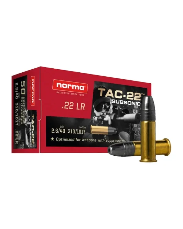 NORMA 22 Lr TAC Subsonic Hollow Point X500