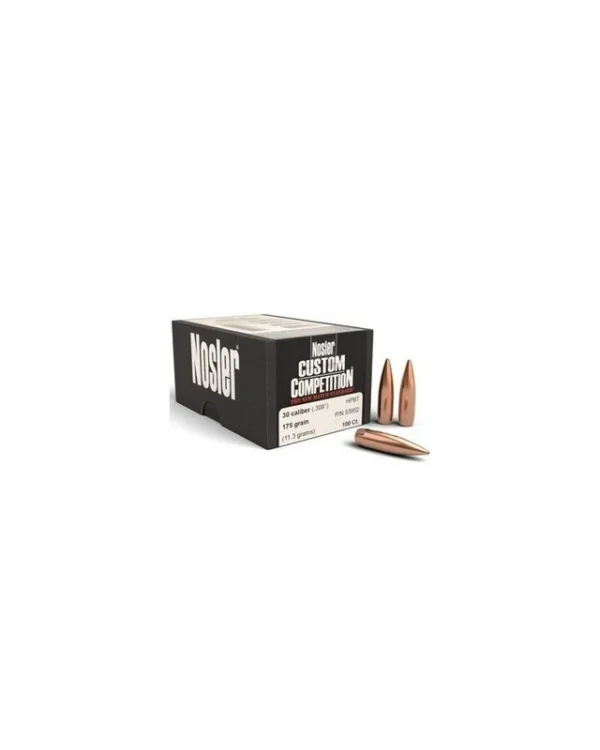 NOSLER 100 OGIVES .30 175GR HPBT