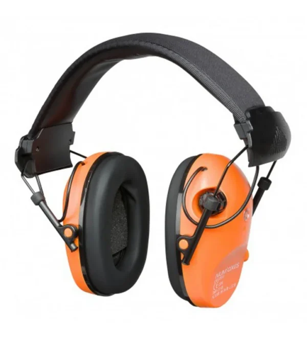 NUM’AXES – Casque antibruit lectronique CAS1034 Orange – Tout-Chasse.fr