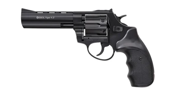 Revolver de défense Ekol VIPER 4.5″ Black calibre 9 mm PAK