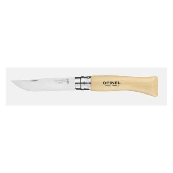 OPINEL INOX MANCHE HETRE N° 08 (010122)