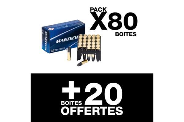 PACK BALLES 22LR NG X5000 (100 BOITES)