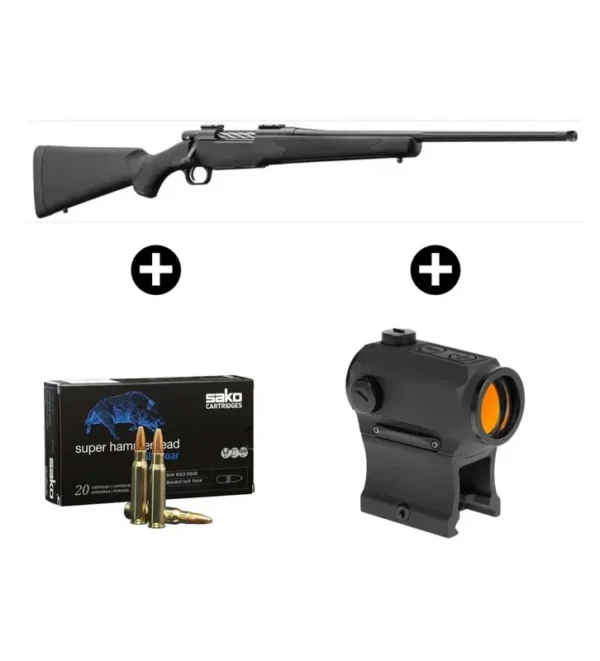 Pack battue Mossberg Patriot 300 WM + Point rouge Holosun 403B