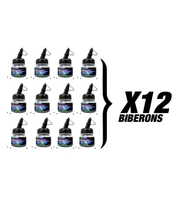 Pack Billes Acier BBs Powair – Cal. 4,5 mm x18000 (12 Biberons) – Tout-Chasse.fr