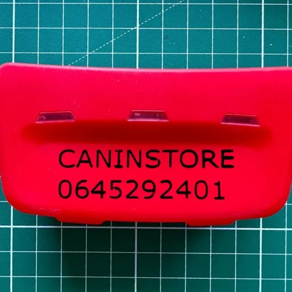 Gravure personnalisée + Boitier ROUGE compatible pour collier GARMIN